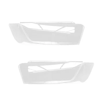 1 чифт фарове в формата на миди, лампа, Прозрачна капачка за обектива, капачка фарове за Audi Q3 2010-2015