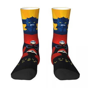 129 класически чорапи Grendizer, чорапи Harajuku, абсорбиращи потта, Чорапи за всички сезони, Аксесоари за подарък за рожден ден унисекс