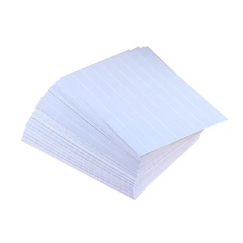 150 бр цветни флаш карти, хартиени картички за водене на бележки, картички с владетели (случаен цвят) Проучване