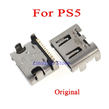 2 елемента Оригиналните Съединители Зарядно устройство Type-C За PS5 V3.0 Micro usb Конектор за Зарядно устройство за Безжичен контролер за PlayStation 5