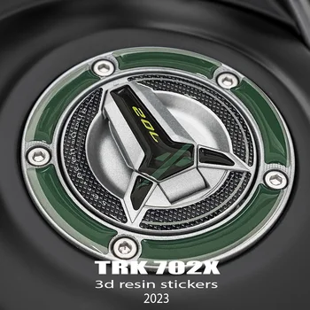 2023 Trk 702x Аксесоари За Мотоциклети 3D Гел Епоксидна Смола Комплект Стикери на Резервоар за Benelli TRK 702X TRK702X 2023-