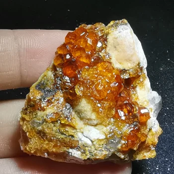 24 г. Рядък природен кристал нар с шестоъгълни точка, фелдшпат, слюда, мед, мультиминеральный crystal, симбиотический ореол, енергията на изцеление