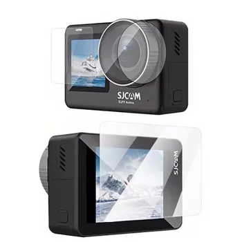 3 бр. Дисплей с прозрачна мека пленочным обектив, двойна защитно фолио за екрана, пълно покритие за спортна екшън камера SJCAM SJ11 Active/SJ10 Pro