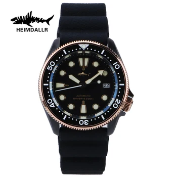 Heimdallr Classic Retro PVD SKX007 Diver Watch Сапфирово-Керамични Bezel NH35 Автоматични Механични водоустойчивост Светлинен Часовник
