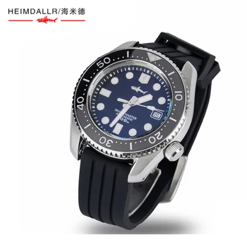 HEIMDALLR Sharkey Реколта мъжки часовник за гмуркане сапфировые спортни часовници с светящимся циферблат Водоустойчив 300 м Механични часовници Лукс