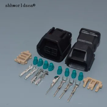 shhworldsea 4pin 1,2 мм автоматично штекерный конектор теглене на кабели кабелен конектор 7182-8740-30 MG61236-5 MG641238-5