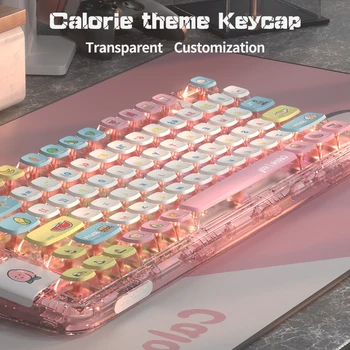 SHUIZHIXIN keyboard Keycaps PBT Keycap pudding Сладко key cap 117key custom gamer за 61 87 104 аксесоари механична клавиатура