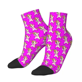 Unicorn01 Чорапи до глезена с единорогом Мъжки Дамски Зимни чорапи в стил хип-хоп