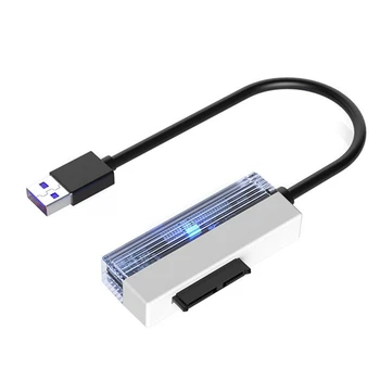 USB2.0 До 6P + 7P SATA Кабел SATA КЪМ USB 2.0 Кабел-Адаптер За Лаптоп CD-ROM, DVD-ROM ODD Адаптер Преобразувател