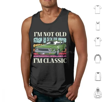 Аз съм не стар, Аз съм класически, забавни памучни блузи с принтом в ретро стил, пури в ограничени бройки на американски автомобили отпразнуваме любовта си към класиката