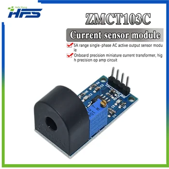 Активен изход еднофазно ac ZMCT103C диапазон 5A Вграден модул за точност микротрансформатора ток Сензор за ток