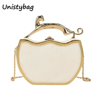 Дамска чанта Unistybag, луксозна чанта през рамо верига, дамски дизайнерска дамска чанта с шарени принтом, дамски чанти-тоут.