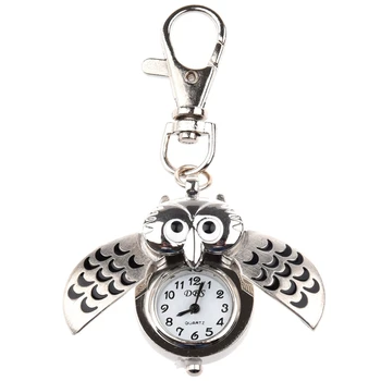 Джобни часовници 3X Owl Watch със скоба за ключодържател