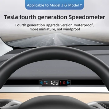 Дисплей Hud-Head Up за Tesla Model 3/Y Мощност на показалеца на завоя Удобно управление на Останалата част на иконата на Врати и Аксесоари за автомобилна електроника