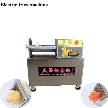 Електрическа машина за краставици, за рязане на картофи на кубчета, търговски овощерезка