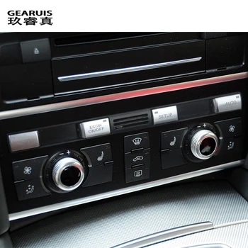 За Audi Q7 4l 2005-2009 Автомобил Автоматична настройка на икономиката бутон за включване украса Украса на капачки Климатик CD панел Аксесоари за интериора
