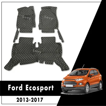 За Ford Ecosport 2013 2014 2015 2016 2017 Килими Автомобилни Постелки Автоаксесоари Непромокаеми Подложки Седалките Резервни Части подложки