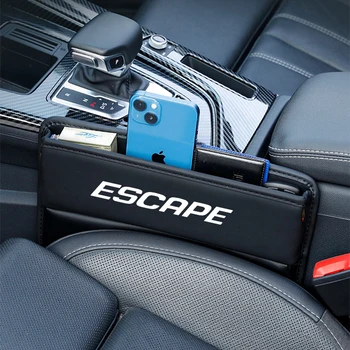 За Ford Escape 2008 ~ 2012 Столче За Кола Gap Накрайник Органайзер Кожена Кутия За Съхранение На Аксесоари