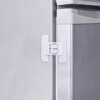 Защита за деца Заключване на хладилник Вратите на гардероба за мебели за дома, Брави за сигурност Противооткрытый диспенсер за вода Ключалката на шкафчето