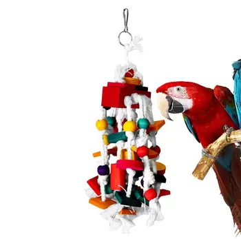 Играчка Bird Сълза, Боядисана естествена дългогодишна играчка за обогатяване на папагали, Папагали-папагали, Разноцветни папагали Love Birds
