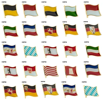 Иконата метален флаг Германия, метални игли на ревера, на иконите на булавке, брошка от бижута хартия Rozetten