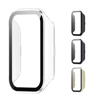 Калъф за КОМПЮТЪР, за да Redmi Band 2 Защитна Броня Рамка от Закалено Стъкло за Защита на екрана Xiaomi smart Band 8 Active Case Glass