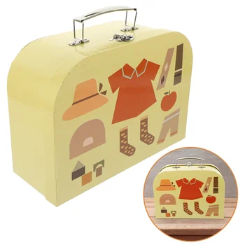 Куфар Преносим кутия за съхранение на Детски играчки за Рожден Ден, Органайзер за боклук, на Хартиен Декоративен Подарък за дома