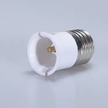 Лампа с подсветка от E27 до B22 Преобразувател на основата на гнездото лампи Винт Едисон в штыковую капак