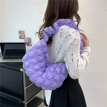 Модерен дизайн найлонова чанта-скитник, чанти през рамо дамски чанти и портмонета 2023, нови модни дамски чанти-незабавни посланици