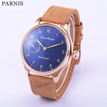 Мъжки механичен часовник Parnis с ръчно от 44 mm, малък подарък второсортный