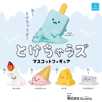 Оригинална фигурка QUALIA Kawaii Gashapon Тающее сладолед Свещ Сирене Сладки Играчки-капсули Фигурка Аниме Миниатюрен подарък