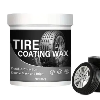 Паста за почистване на гуми, 100 гр Сметана за възстановяване на автомобилни гуми, автомобилни гумени детайли, блестящи зъби и средства за избелване на гуми, средства за защита на глазура.