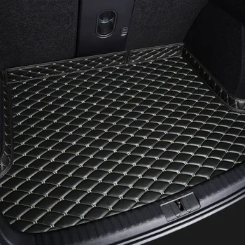 Подложка за багажник на кола по поръчка от изкуствена кожа за Volkswagen VW ATLAS Teramont Jetta 2020-2022 автоаксесоари Интериор