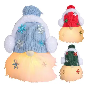 Сладък плюшен кукла Коледен Безлични плюшено джудже със светъл елф, куклата, украси за маса, украса за окачване на дървото, Ден на Благодарността, Ден на раждане