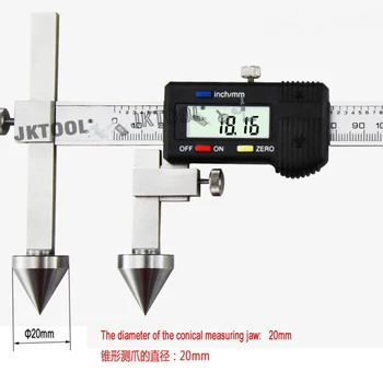 Цифров штангенциркуль с межосевым разстояние 20-500 мм за измерване на разстоянието между дупките с межосевым разстояние