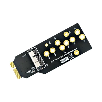 12 + 6 Pin Wifi Bluetooth Модул Протектор Адаптер за BCM94360CD BCM94331CD BCM94360CS BCM94360CS2 BCM943224PCIEBT2
