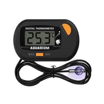 -50 ℃ - 70 ℃ Дигитален термометър за аквариум рибки с вендузата Сензор за температурата на Метър Тестер за Измерване на термометъра