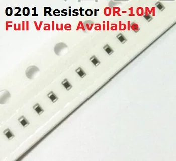 500 бр./лот SMD Чип 0201 Резистор 240K/270K/300K/330K/360K/Ω 5% Съпротива 240/270/300/330/360/K Резистори Безплатна доставка