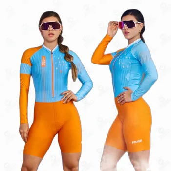 Frenesi Conjunto Cats Roupas Bretelle Feminino De Ciclismo Велосипеден гащеризон Ropa Para Mujer Cycling Skinsuit Дамски дрехи