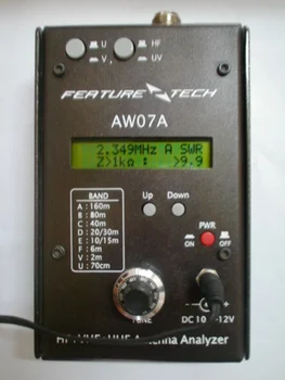 Анализатор антена AW07A Измерване на Застояла вълни антени за къси вълни ултравиолетовата честота