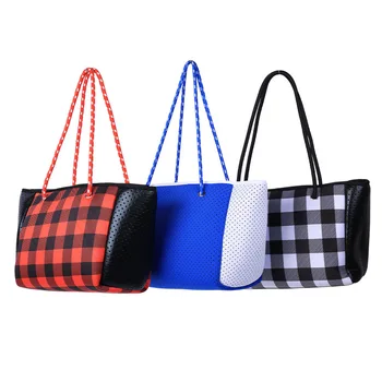 Дамски неопренови калъфи-тоут, лятна чанта за пазаруване, водоустойчива чанта за носене на памперси в пътуване, почивка