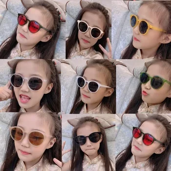 Детски слънчеви очила Candy в малка рамка, нови слънчеви очила в ярки цветове за мъже и жени, леки и удобни