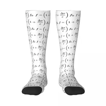 Класически Доплеровия Ефект Наука 5 Чорапи за възрастни Добра пропускливост на въздуха Ретро Ластични чорапи Готини