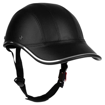 Колоездене, бейзболни шапки, велосипедни каски за възрастни - предпазна каска за колоездене ABS + изкуствена кожа с регулируема каишка