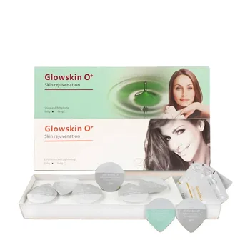 Комплект за лечение на мехурчета кислород Co2 Glowskin Capsule Green Kit Комплект за подмладяване кожата на лицето Glowskin 10 кутии