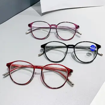 Кръгли очила за четене със синя светлина в корейски стил, Ультралегкая защита на очите, Мъжки, Дамски Елегантни и Удобни очила