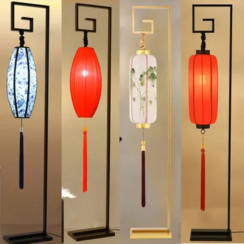 Новият китайски лампиона Дзен Антикварни настолни осветителни тела за хол Модерен Лампиона за кабинет, Спалня Декор Настолна лампа