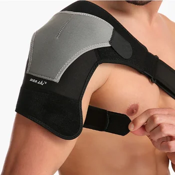 Регулируем спортен раменната превръзка, поддържащ колан с едно рамо, Мъжки защитен компрессионный презрамка за възстановяване след травми